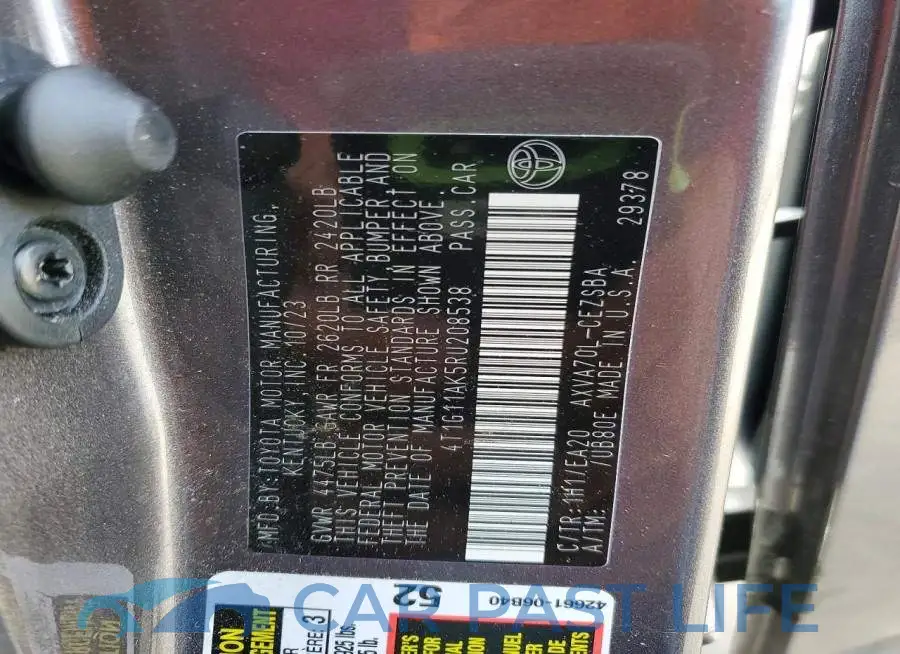 4T1G11AK5RU208538# 13
