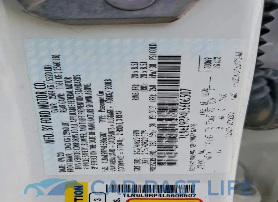1LN6L9RP4L5606507# 13