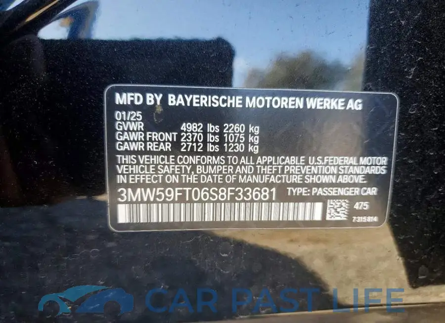 3MW59FT06S8F33681# 12