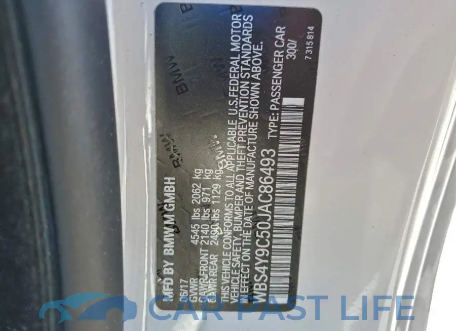 WBS4Y9C50JAC86493# 13