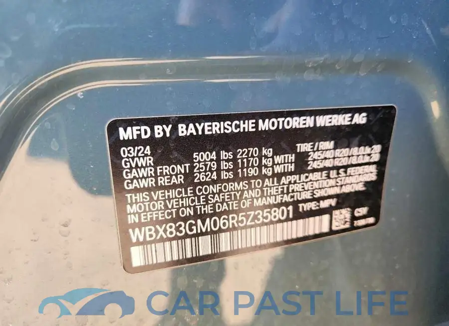 WBX83GM06R5Z35801# 13
