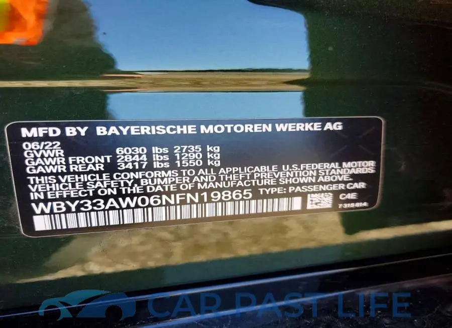 WBY33AW06NFN19865# 13