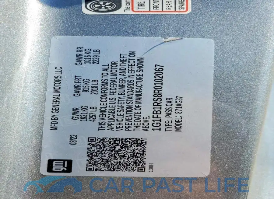1G1FB1RS8R0102067# 12