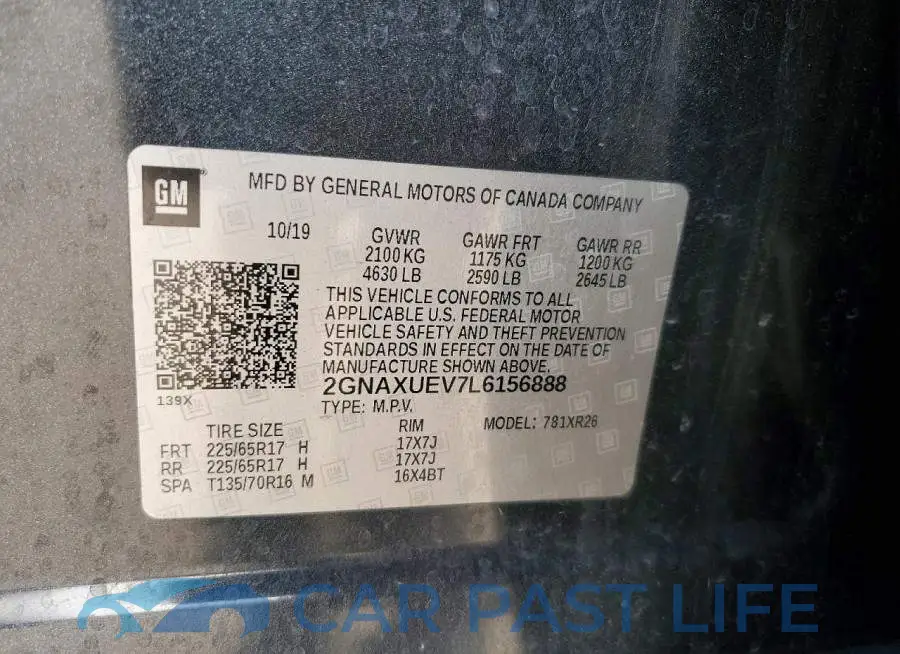 2GNAXUEV7L6156888# 13