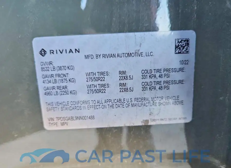 7PDSGABL9NN001488# 12