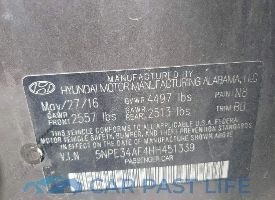 5NPE34AF4HH451339# 13