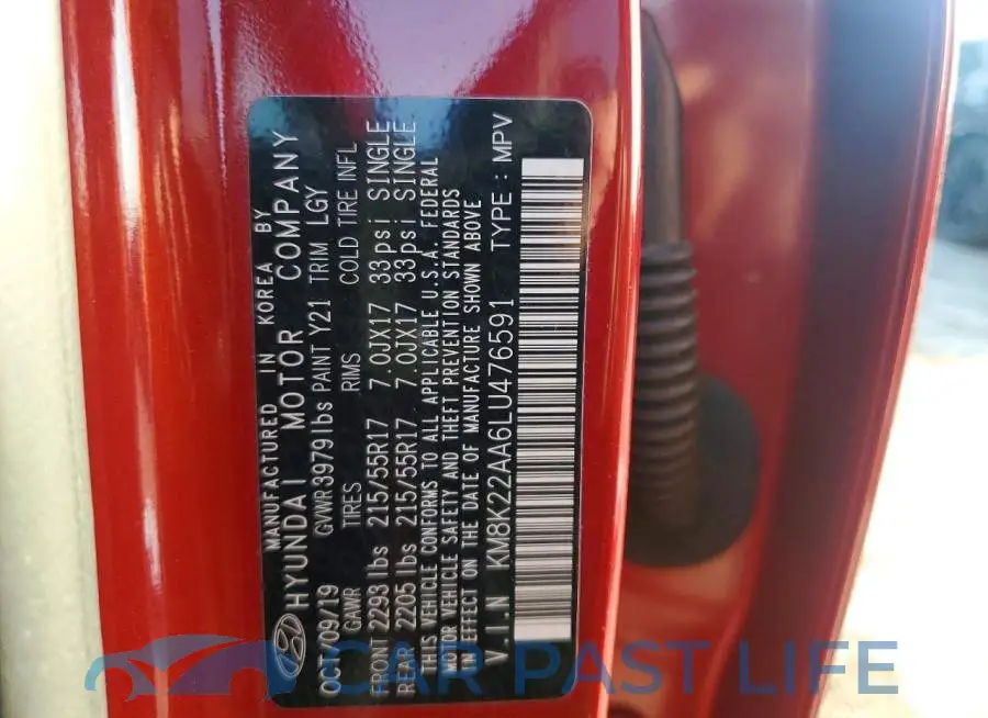 KM8K22AA6LU476591# 12