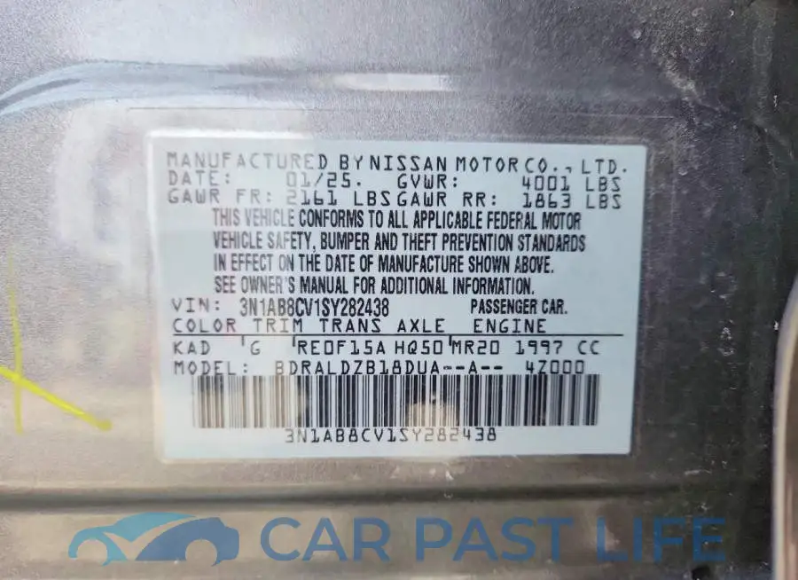3N1AB8CV1SY282438# 12