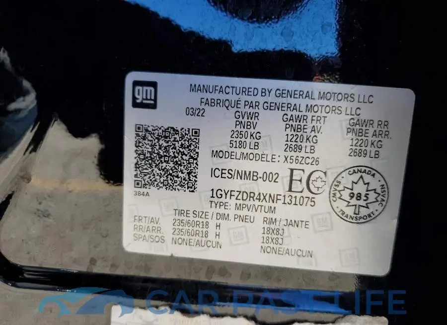 1GYFZDR4XNF131075# 13