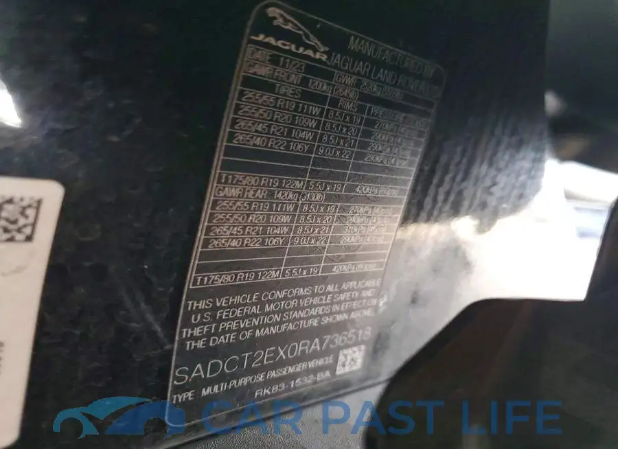 SADCT2EX0RA736518# 12