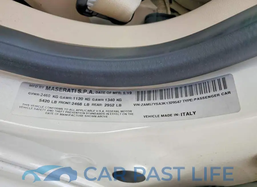ZAM57YSA3K1329547# 13