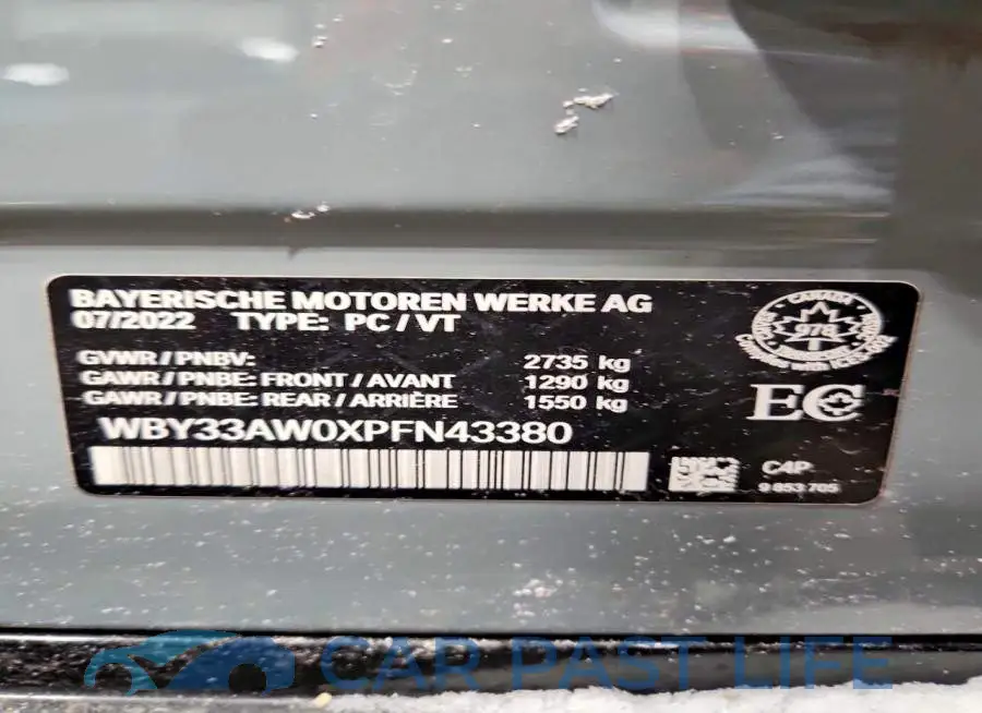 WBY33AW0XPFN43380# 12