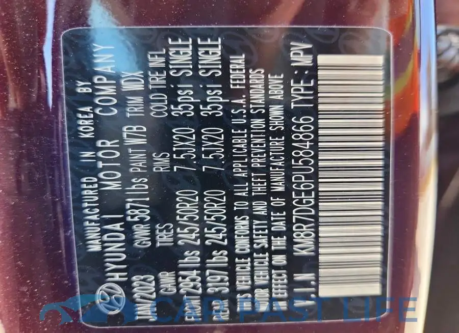 KM8R7DGE6PU584866# 14