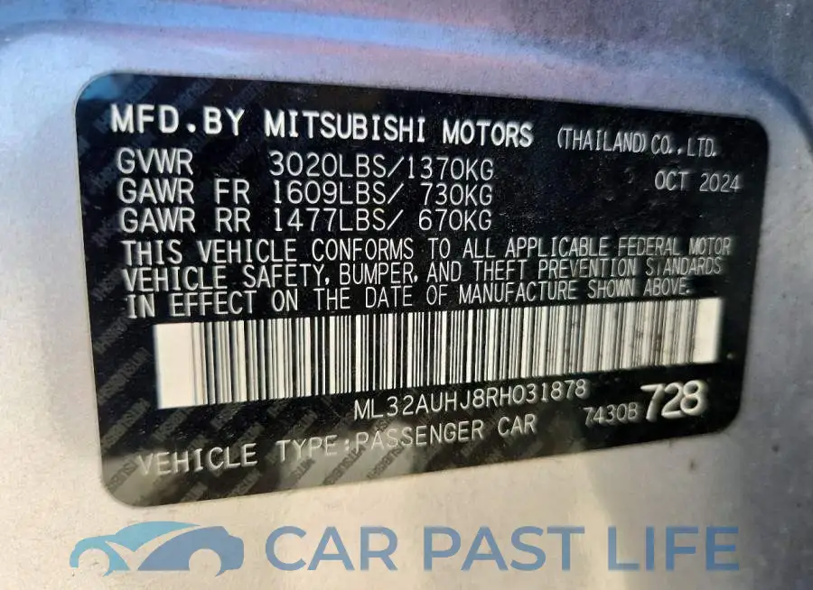 ML32AUHJ8RH031878# 12