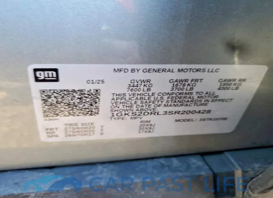 1GKS2DRL3SR200428# 13