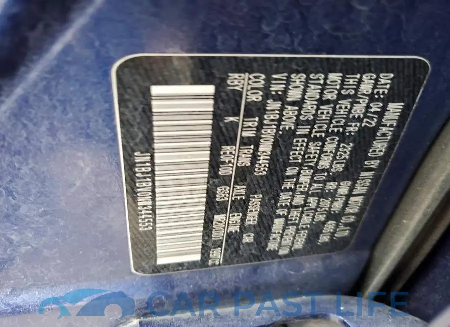 JN1BJ1BV0NW344553# 13