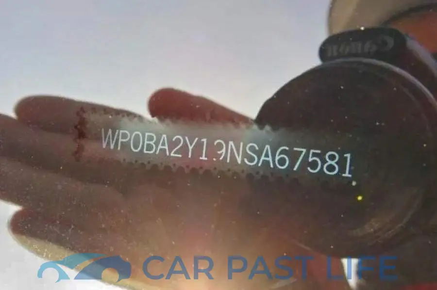 WP0BA2Y19NSA67581# 10