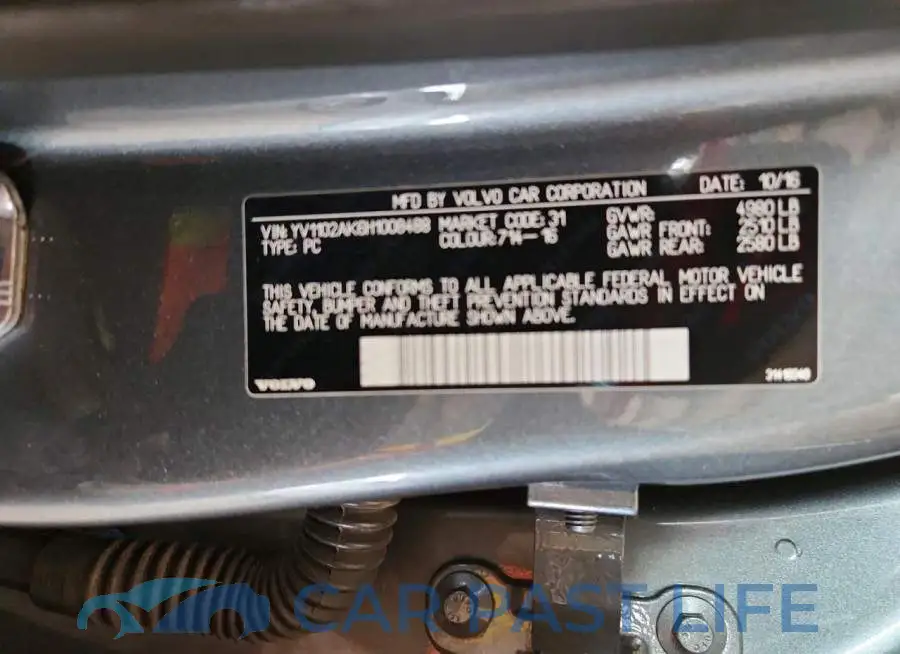 YV1102AK6H1008488# 12