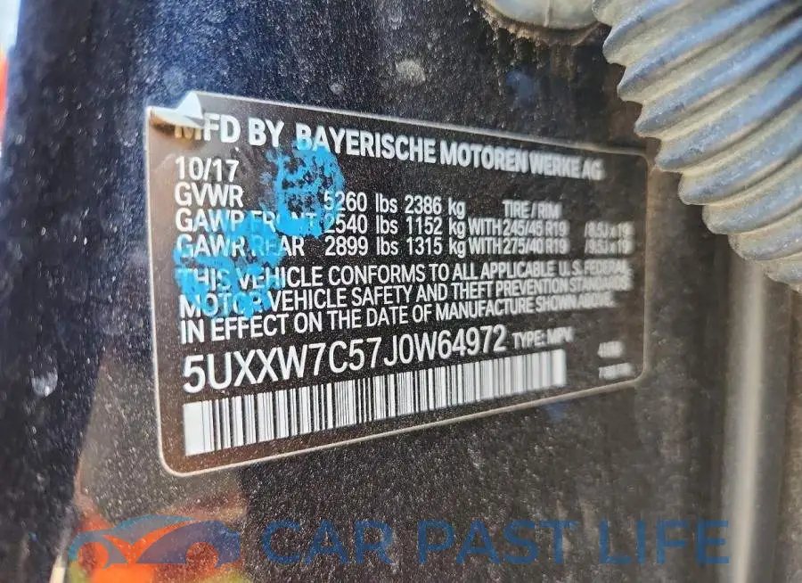 5UXXW7C57J0W64972# 14