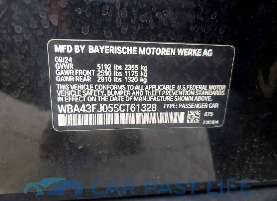 WBA43FJ05SCT61328# 12