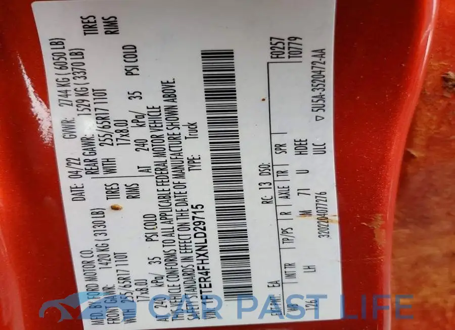 1FTER4FHXNLD29715# 12