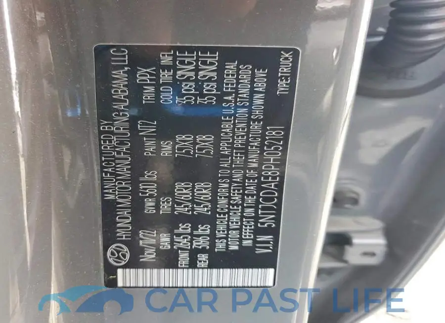 5NTJCDAE8PH052181# 12