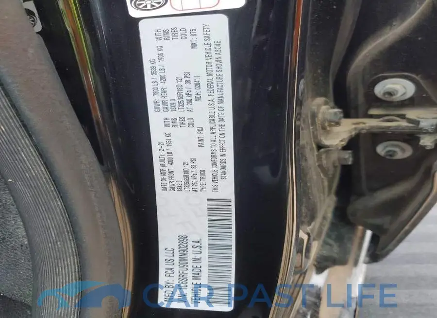 1C6SRFU90MN902898# 13