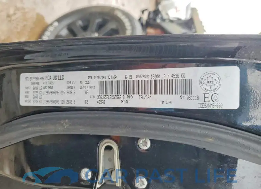 3C6UR5FL7KG556219# 12