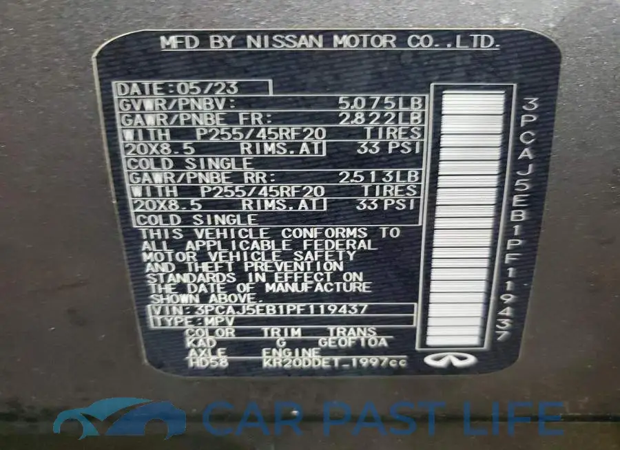 3PCAJ5EB1PF119437# 14