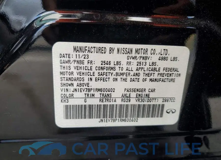 JN1EV7BP1RM600402# 12