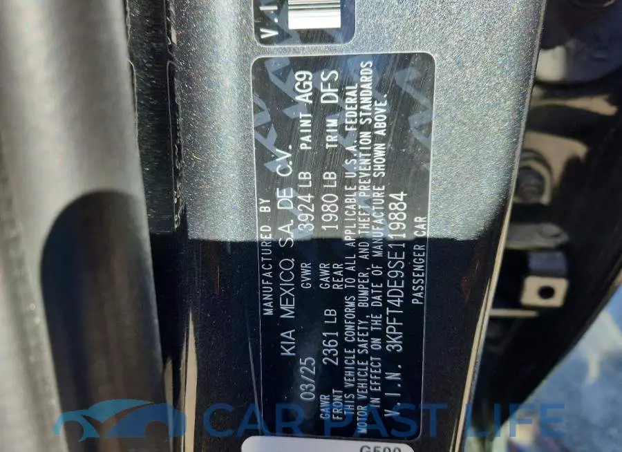 3KPFT4DE9SE119884# 13