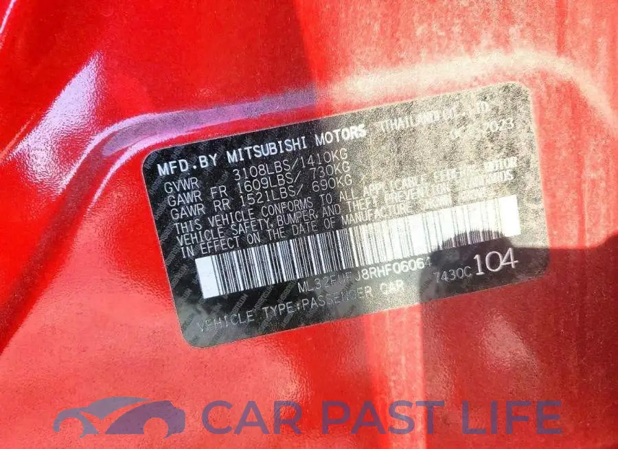 ML32FUFJ8RHF06064# 12
