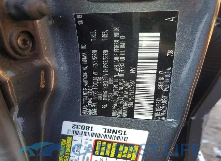 5TDJY5G11LS175951# 13