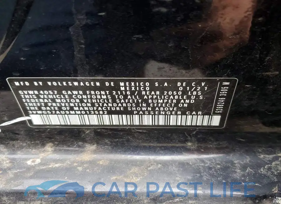 3VWG57AU9MM013582# 12