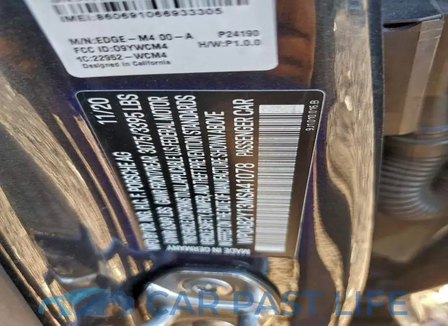 WP0AB2Y13MSA41078# 12