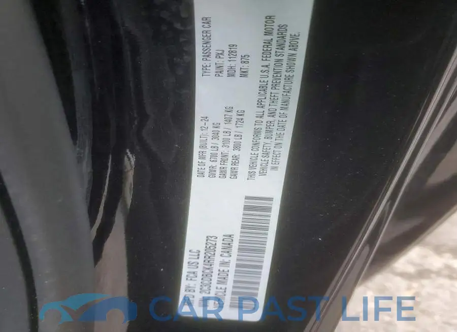 2C3CDBCK4RR205273# 12