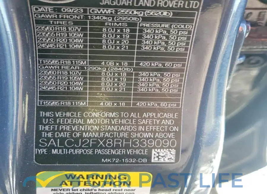 SALCJ2FX8RH339090# 13