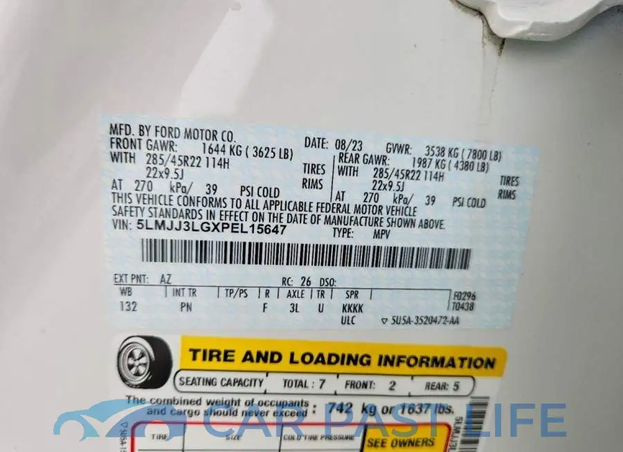 5LMJJ3LGXPEL15647# 14