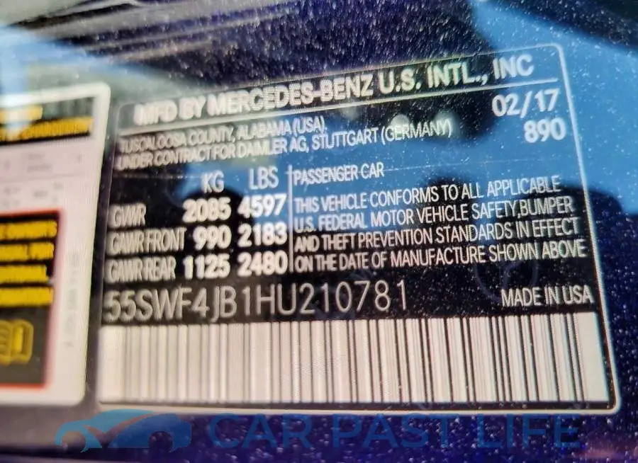55SWF4JB1HU210781# 12