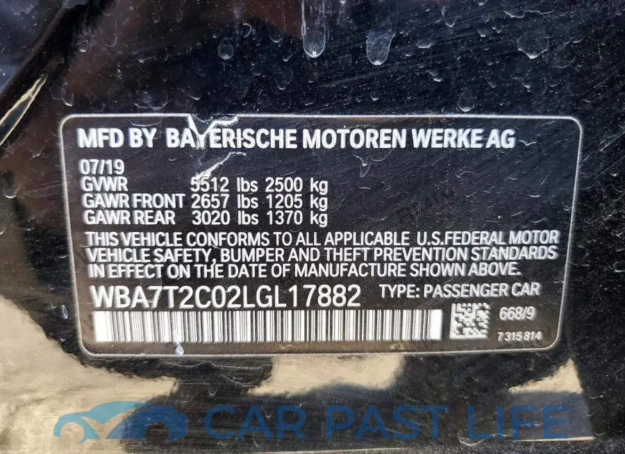 WBA7T2C02LGL17882# 12