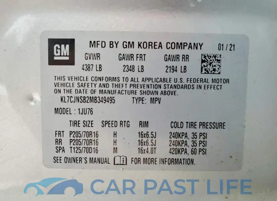 KL7CJNSB2MB349495# 13