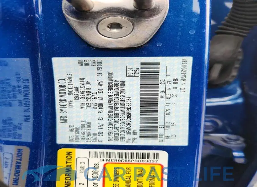 3FMCR9C65PRD83057# 13