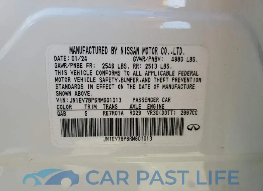 JN1EV7BP6RM601013# 13