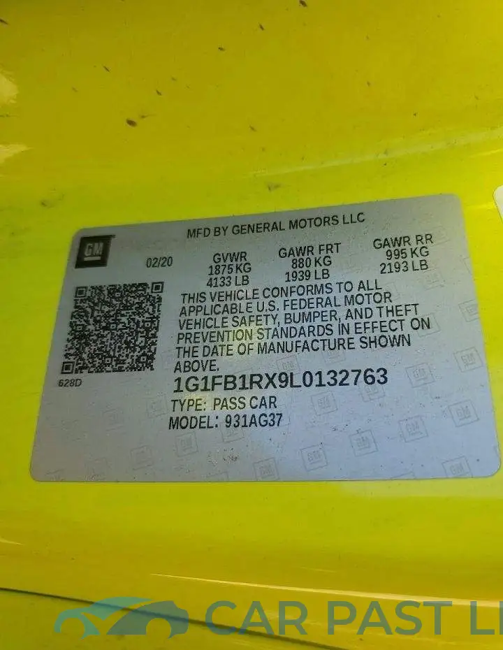 1G1FB1RX9L0132763# 12