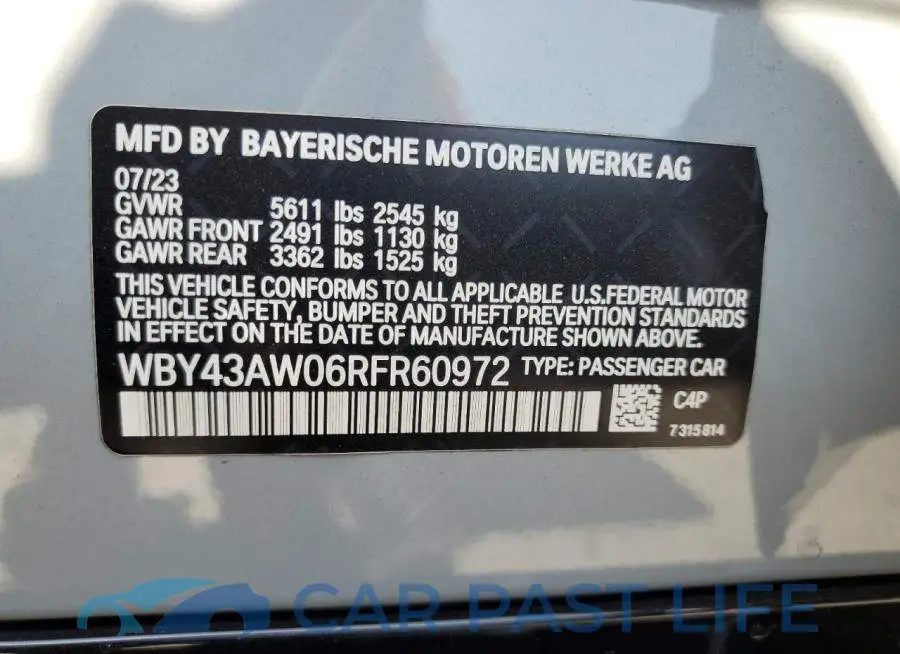 WBY43AW06RFR60972# 13