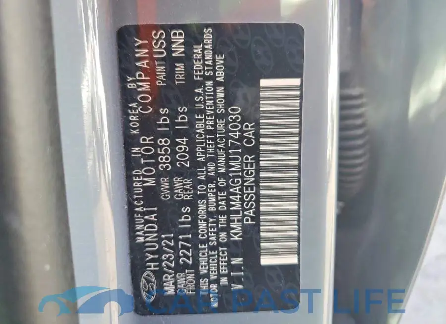 KMHLM4AG1MU174030# 12