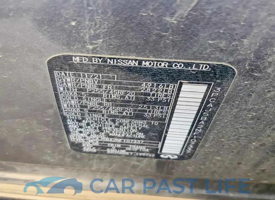 3PCAJ5BA2NF107337# 13