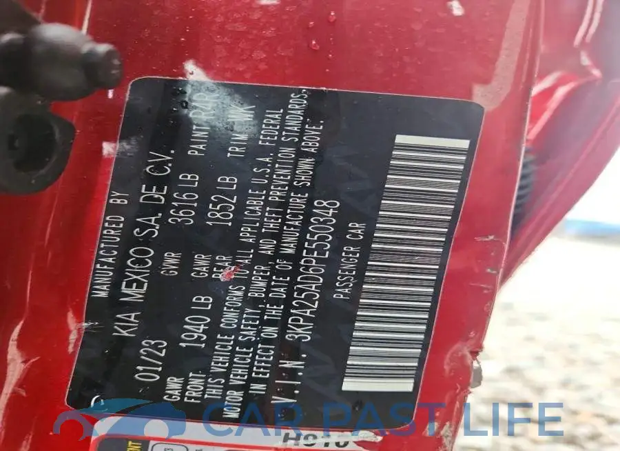 3KPA25AD6PE550348# 12