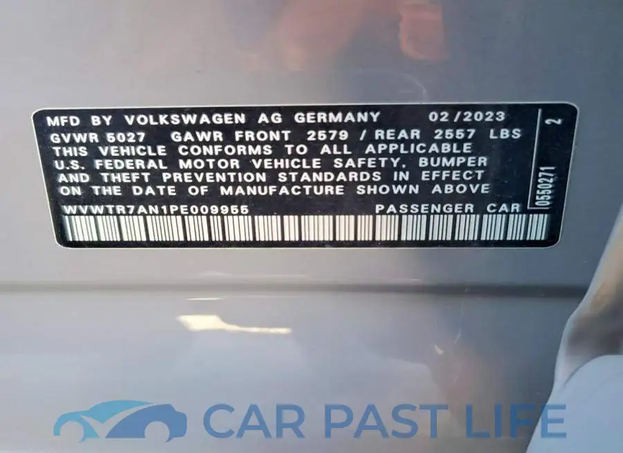 WVWTR7AN1PE009955# 13