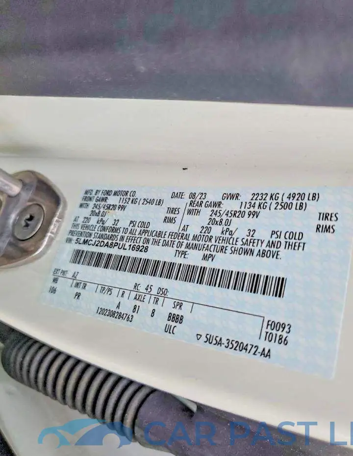 5LMCJ2DA8PUL16928# 12